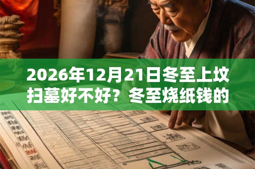 2026年12月21日冬至上坟扫墓好不好？冬至烧纸钱的讲究？
