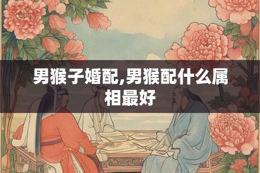 男猴子婚配,男猴配什么属相最好