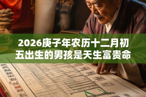 2026庚子年农历十二月初五出生的男孩是天生富贵命吗? 2026庚子年农历十二月初五出生的男孩是天生富贵命吗?