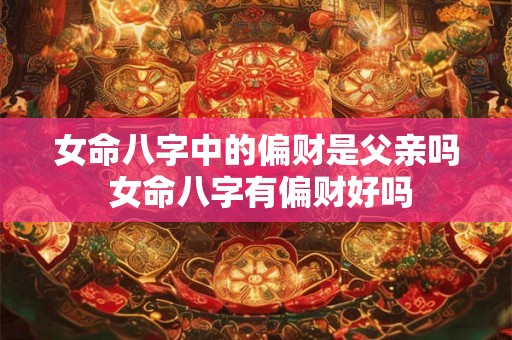 女命八字中的偏财是父亲吗 女命八字有偏财好吗