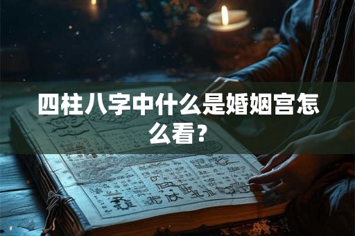 四柱八字中什么是婚姻宫怎么看？