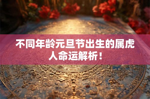 不同年龄元旦节出生的属虎人命运解析！