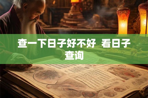 查一下日子好不好 看日子查询 查一下日子好不好 看日子查询