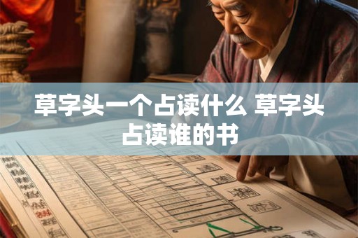 草字头一个占读什么 草字头占读谁的书 草字头一个占读什么 草字头占读谁的书