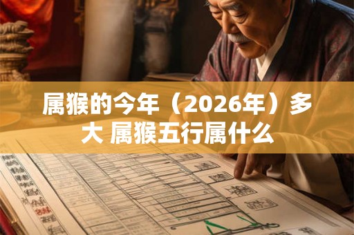 属猴的今年(2026年)多大 属猴五行属什么 属猴的今年(2026年)多大 属猴五行属什么