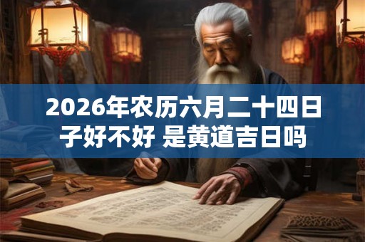 2026年农历六月二十四日子好不好 是黄道吉日吗 2026年农历六月二十四日子好不好 是黄道吉日吗