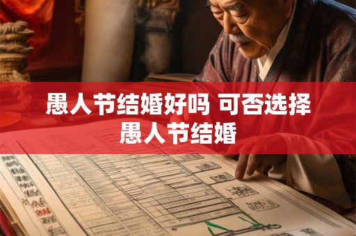 愚人节结婚好吗 可否选择愚人节结婚