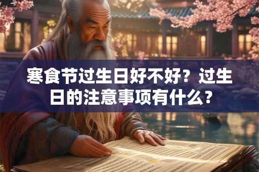 寒食节过生日好不好?过生日的注意事项有什么? 寒食节过生日好不好?过生日的注意事项有什么?