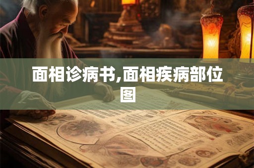 面相诊病书,面相疾病部位图