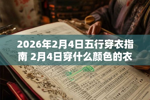 2026年2月4日五行穿衣指南 2月4日穿什么颜色的衣服