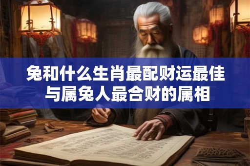 兔和什么生肖最配财运最佳 与属兔人最合财的属相