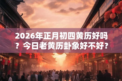 2026年正月初四黄历好吗？今日老黄历卦象好不好？