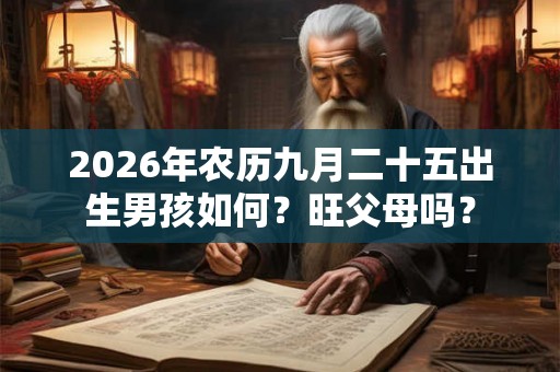 2026年农历九月二十五出生男孩如何？旺父母吗？