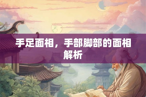 手足面相，手部脚部的面相解析