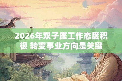 2026年双子座工作态度积极 转变事业方向是关键