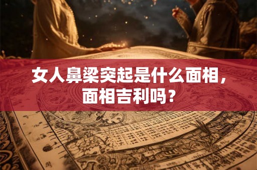 女人鼻梁突起是什么面相,面相吉利吗? 女人鼻梁突起是什么面相,面相吉利吗?