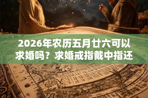 2026年农历五月廿六可以求婚吗?求婚戒指戴中指还是无名指 2026年农历五月廿六可以求婚吗?求婚戒指戴中指还是无名指