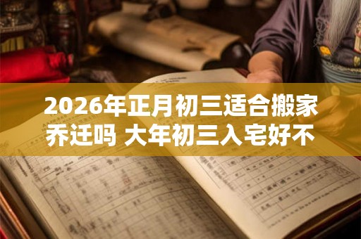 2026年正月初三适合搬家乔迁吗 大年初三入宅好不