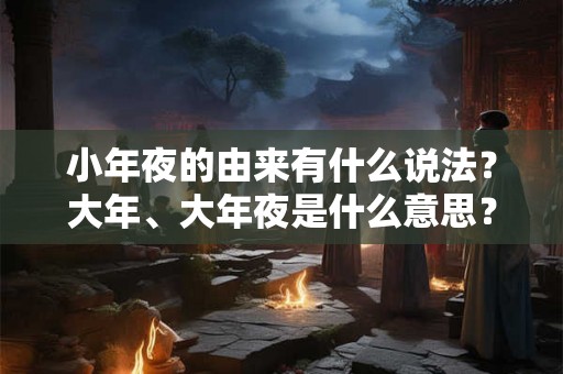 小年夜的由来有什么说法？大年、大年夜是什么意思？