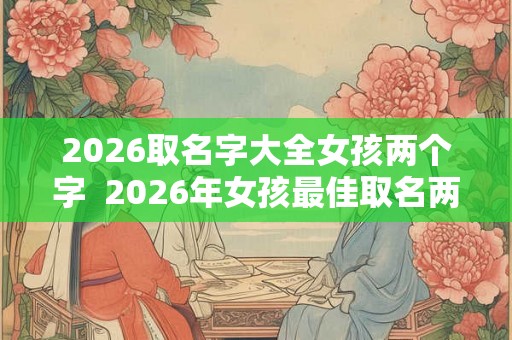 2026取名字大全女孩两个字  2026年女孩最佳取名两个字