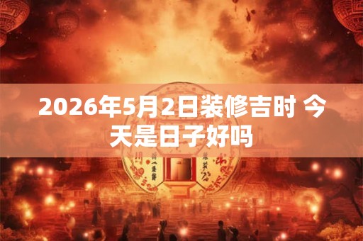 2026年5月2日装修吉时 今天是日子好吗