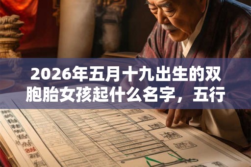2026年五月十九出生的双胞胎女孩起什么名字,五行属什么 2026年五月十九出生的双胞胎女孩起什么名字,五行属什么