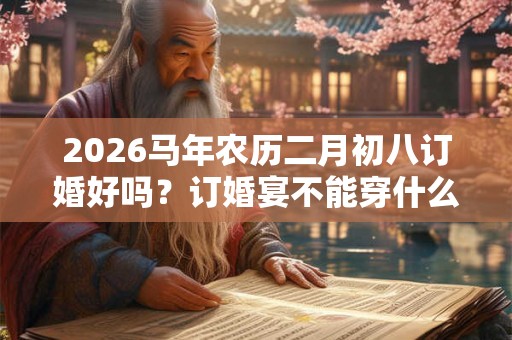 2026马年农历二月初八订婚好吗？订婚宴不能穿什么颜色？