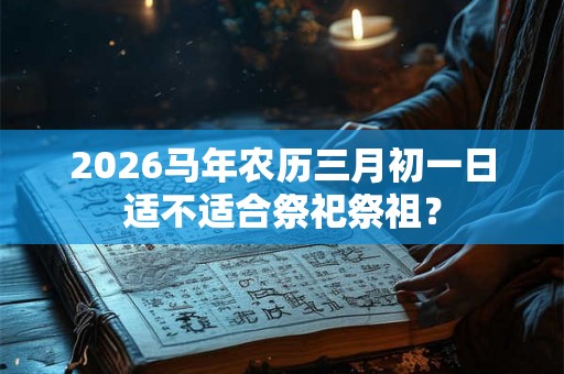 2026马年农历三月初一日适不适合祭祀祭祖？