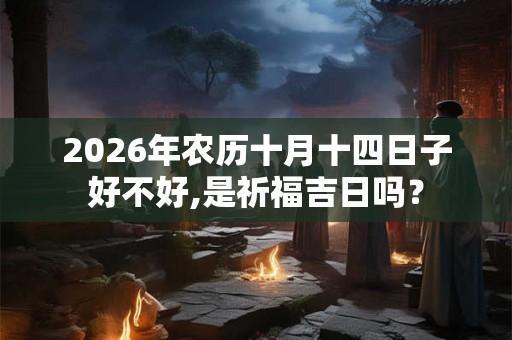 2026年农历十月十四日子好不好,是祈福吉日吗？