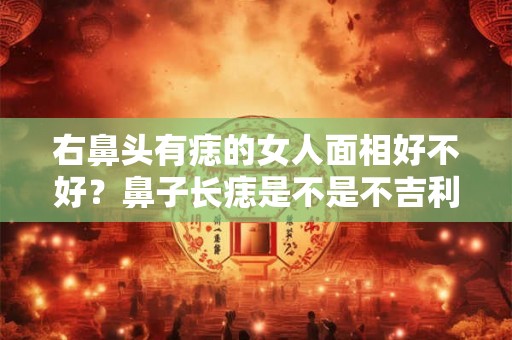 右鼻头有痣的女人面相好不好?鼻子长痣是不是不吉利? 右鼻头有痣的女人面相好不好?鼻子长痣是不是不吉利?