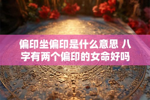 偏印坐偏印是什么意思 八字有两个偏印的女命好吗 偏印坐偏印是什么意思 八字有两个偏印的女命好吗