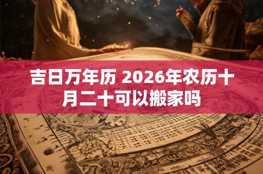 吉日万年历 2026年农历十月二十可以搬家吗 吉日万年历 2026年农历十月二十可以搬家吗