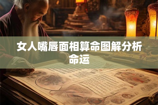女人嘴唇面相算命图解分析命运