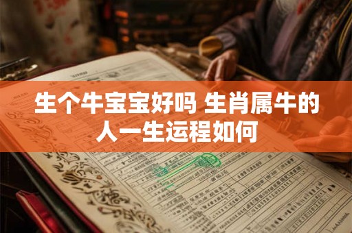 生个牛宝宝好吗 生肖属牛的人一生运程如何