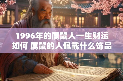 1996年的属鼠人一生财运如何 属鼠的人佩戴什么饰品能旺财