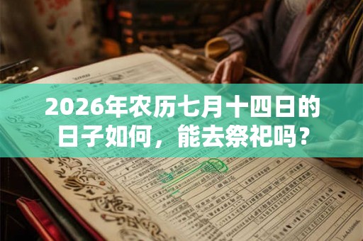 2026年农历七月十四日的日子如何，能去祭祀吗？