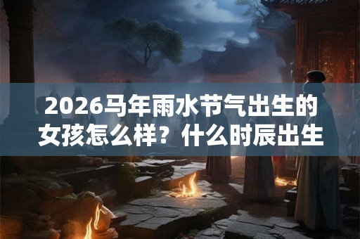 2026马年雨水节气出生的女孩怎么样？什么时辰出生命最好？