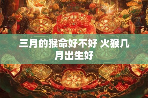 三月的猴命好不好 火猴几月出生好 三月的猴命好不好 火猴几月出生好
