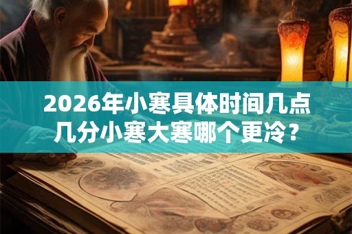 2026年小寒具体时间几点几分小寒大寒哪个更冷？