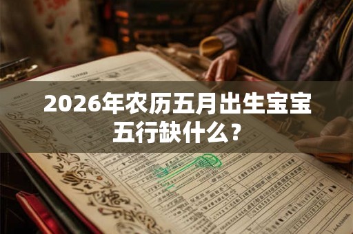 2026年农历五月出生宝宝五行缺什么？