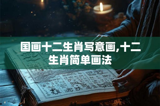 国画十二生肖写意画,十二生肖简单画法