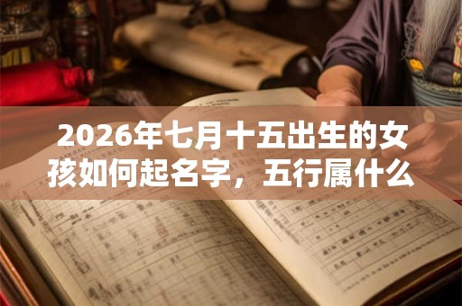 2026年七月十五出生的女孩如何起名字,五行属什么 2026年七月十五出生的女孩如何起名字,五行属什么