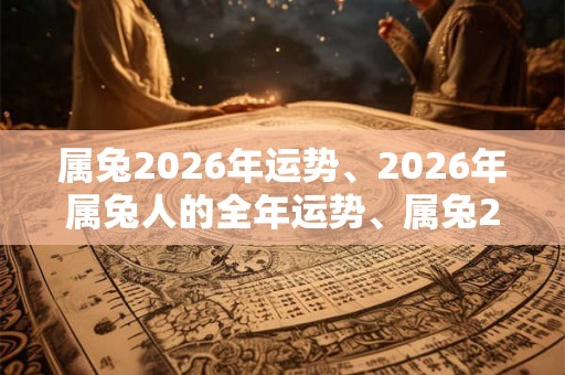 属兔2026年运势、2026年属兔人的全年运势、属兔2026年每月运势
