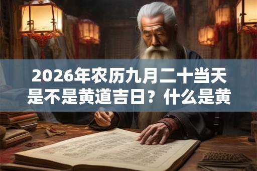 2026年农历九月二十当天是不是黄道吉日？什么是黄道吉日？