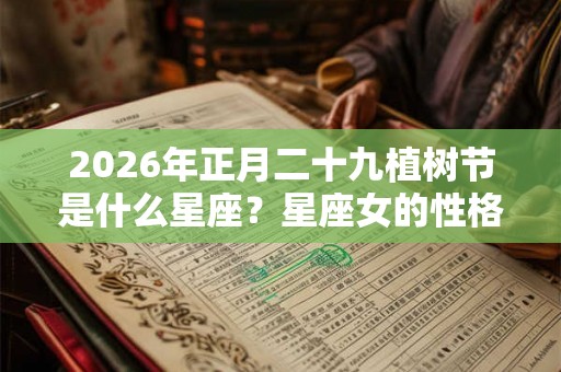2026年正月二十九植树节是什么星座？星座女的性格好吗？