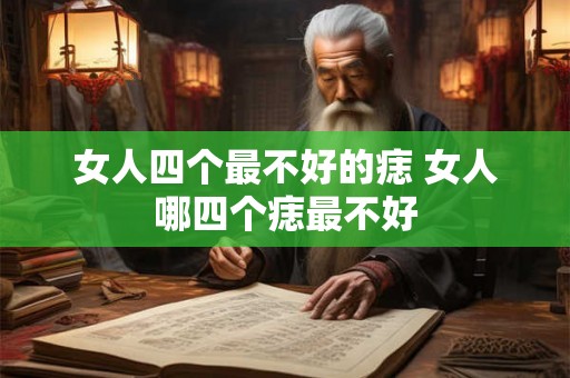 女人四个最不好的痣 女人哪四个痣最不好