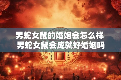 男蛇女鼠的婚姻会怎么样 男蛇女鼠会成就好婚姻吗