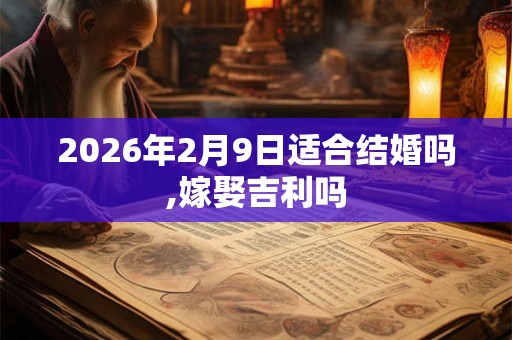 2026年2月9日适合结婚吗,嫁娶吉利吗