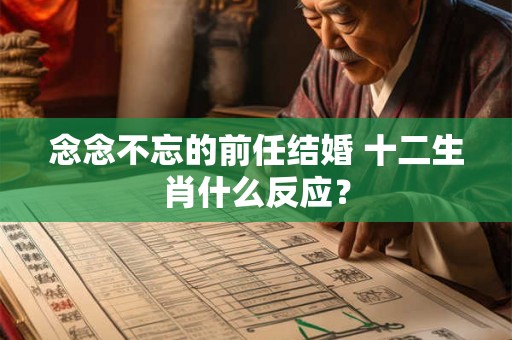 念念不忘的前任结婚 十二生肖什么反应？