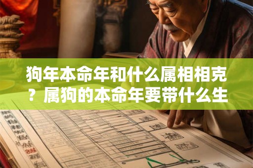 狗年本命年和什么属相相克？属狗的本命年要带什么生肖